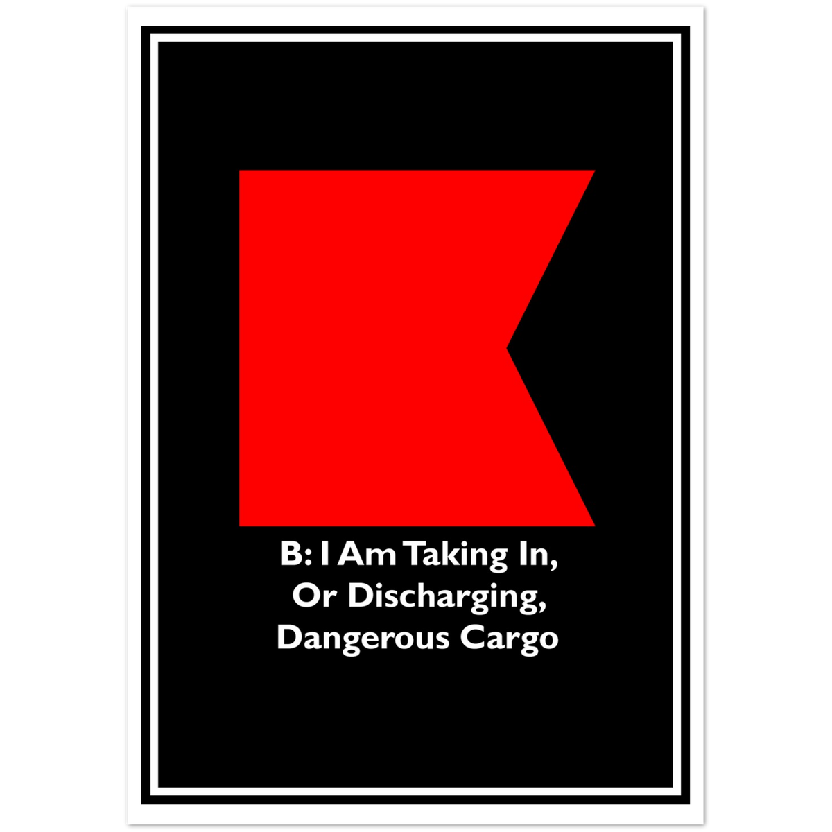 Shipping Flag Cargo | Pack of 10 Greeting Cards