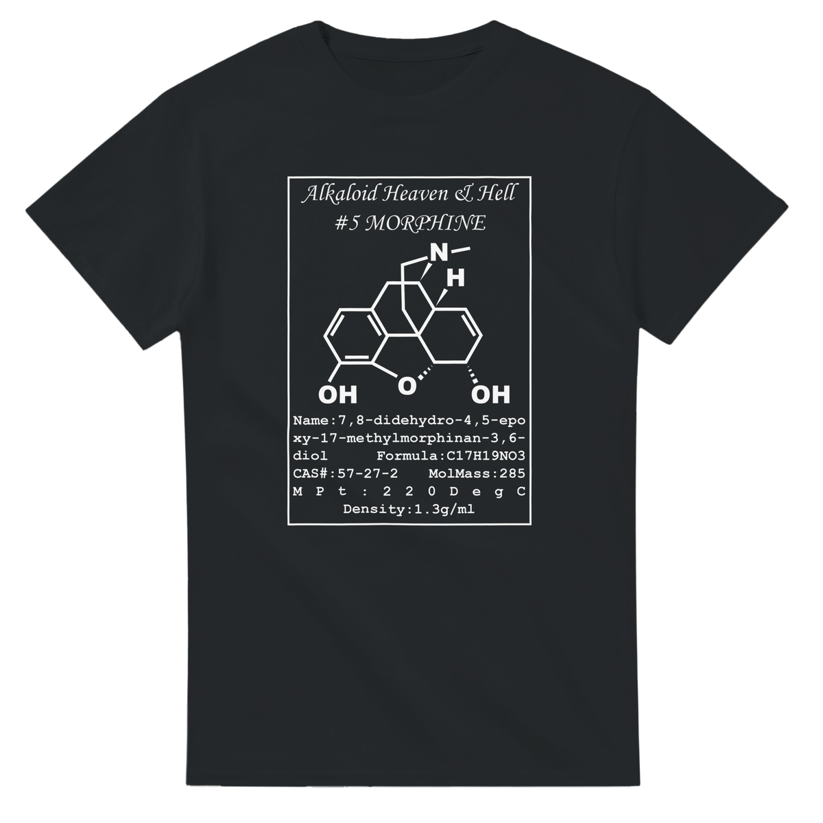 Morphine Structural Formula | T-Shirt