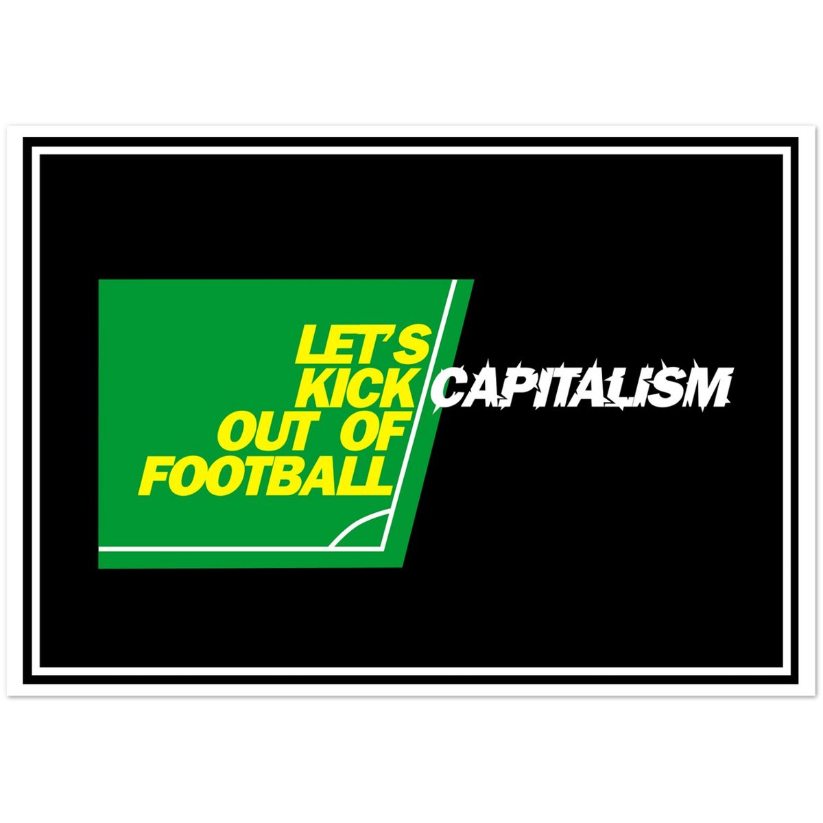 Kick Capitalism | Pack of 10 Greeting Cards