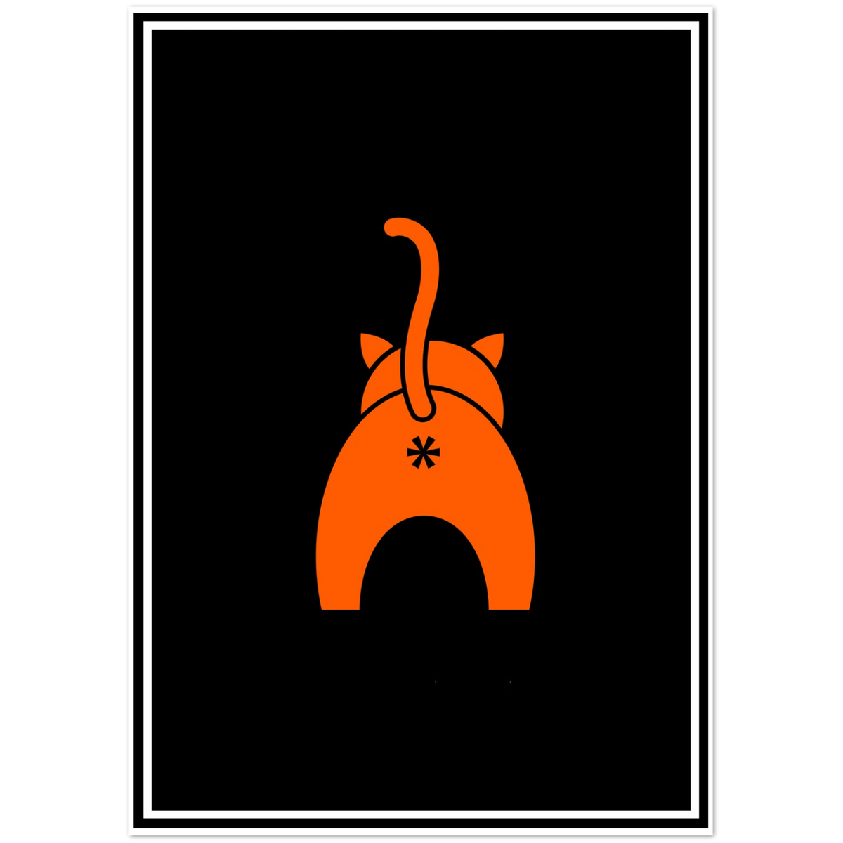 Cats Bum | Pack of 10 Greeting Cards
