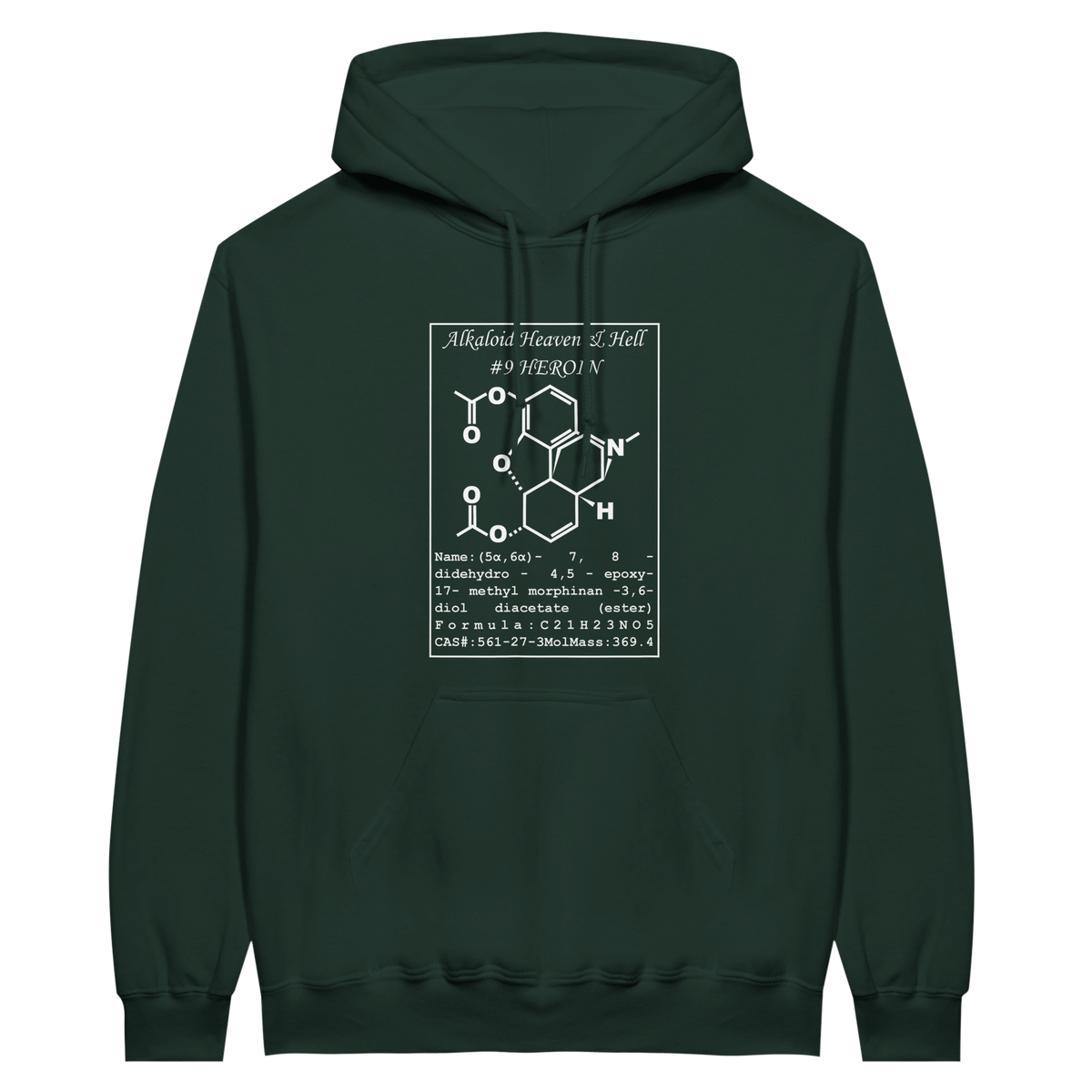 Heroin Structural Formula | Hoodie