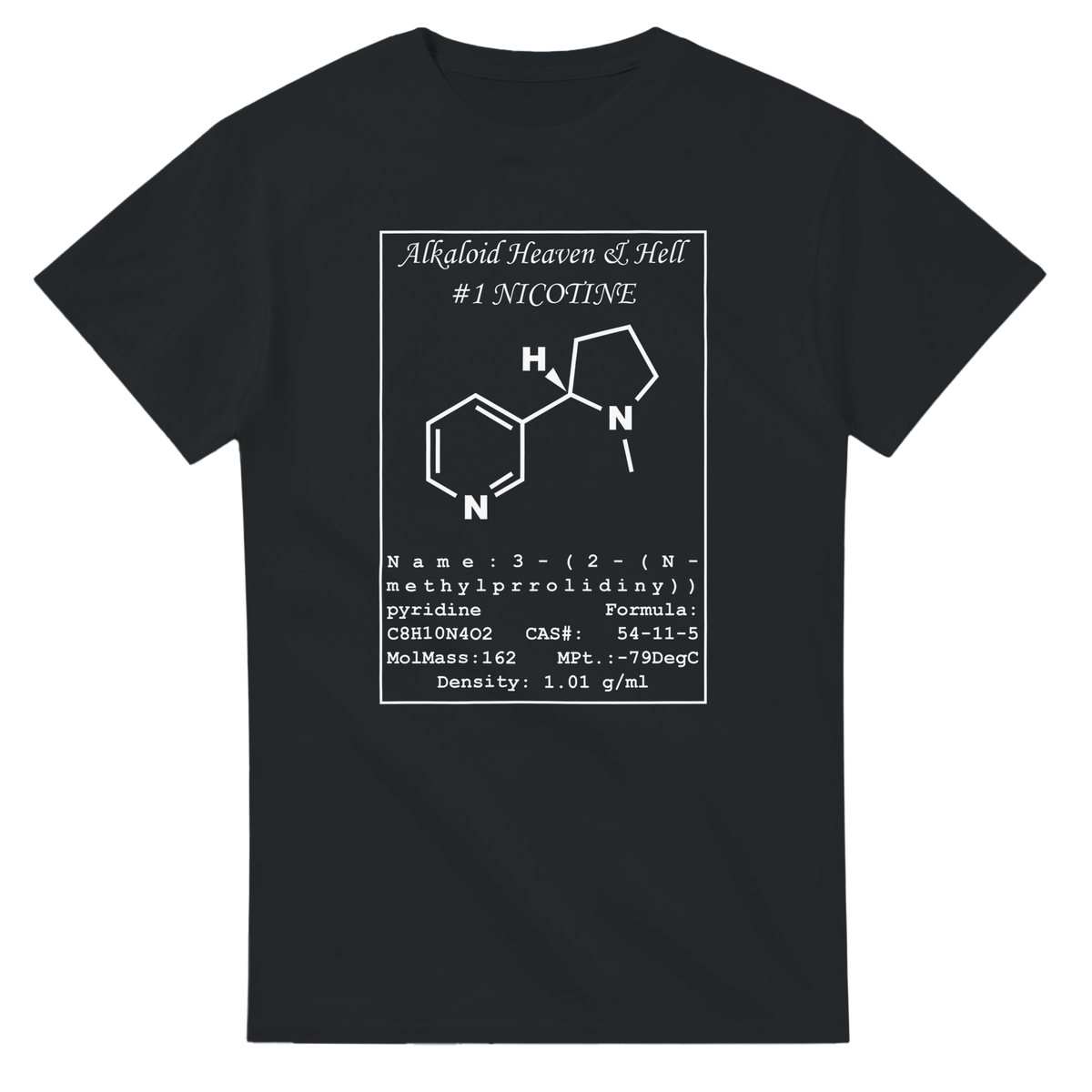 Nicotine Structural Formula | T-Shirt