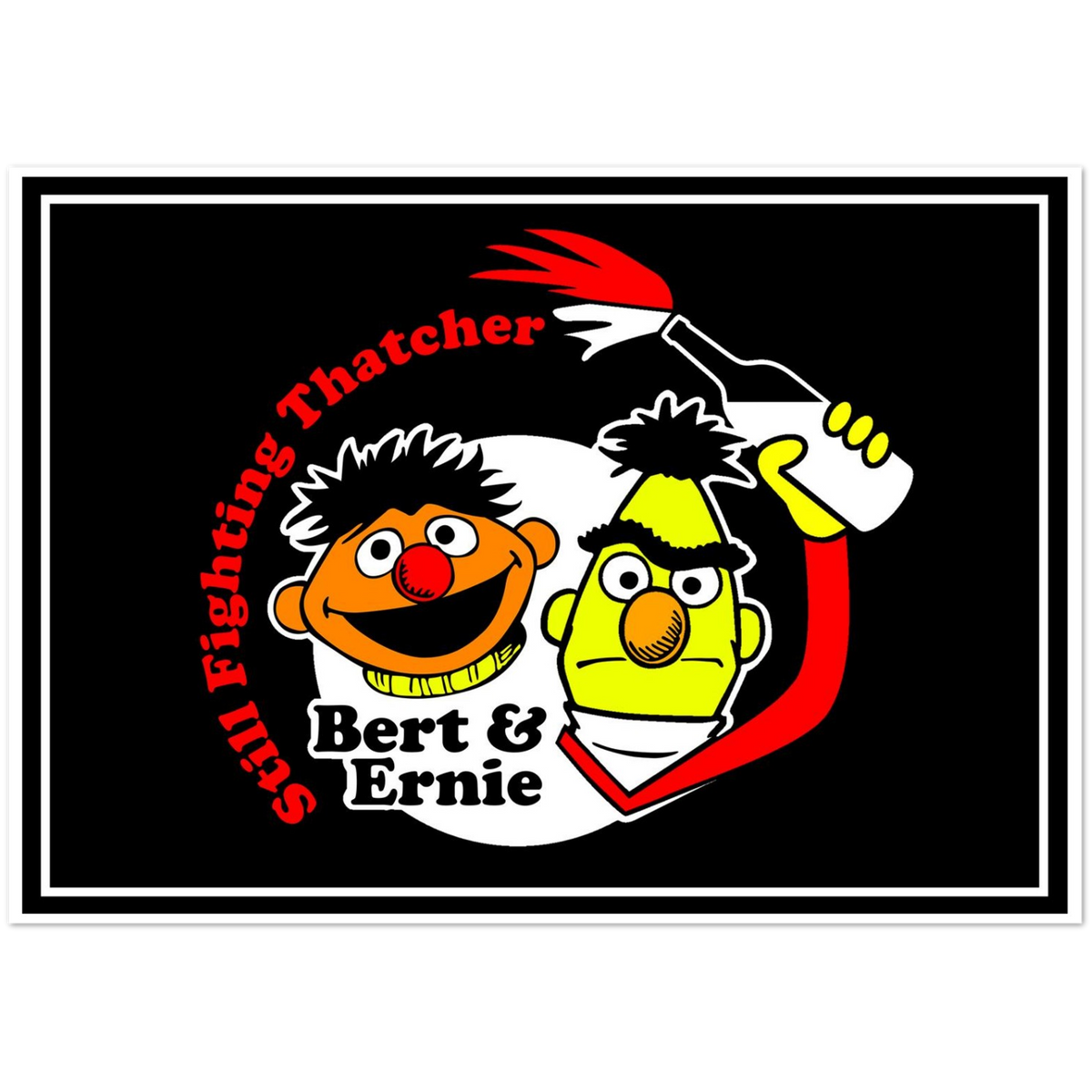 Bert & Ernie Still Fighting | Pack of 10 Greeting Cards