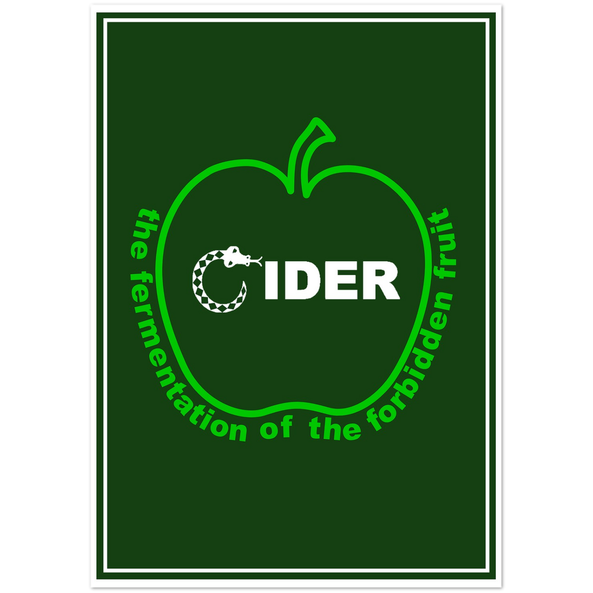 Cider Forbidden Fruit | Pack of 10 Greeting Cards