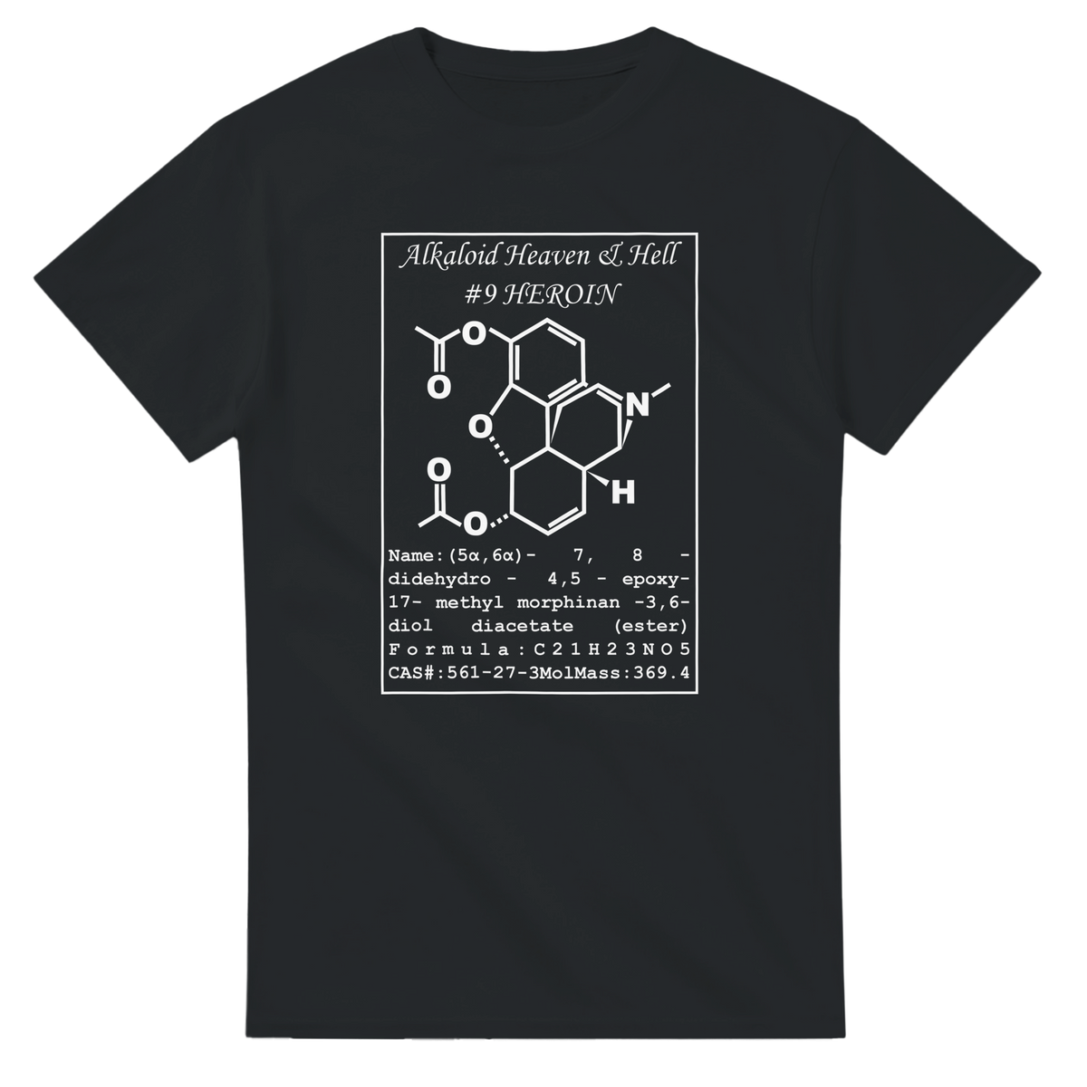 Heroin Structural Formula | T-Shirt