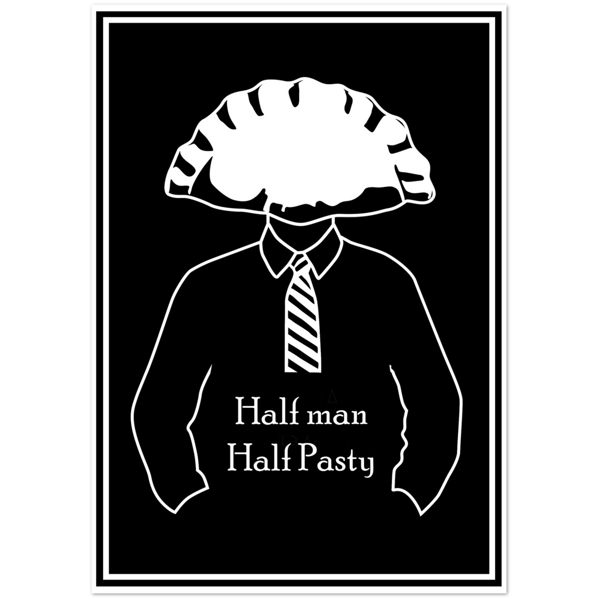 Half Man Half Pasty | Pack of 10 Greeting Cards