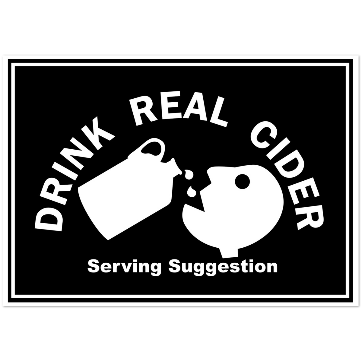Drink Real Cider | Pack of 10 Greeting Cards