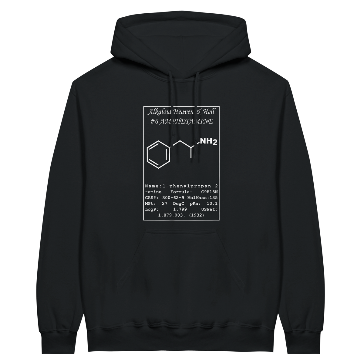 Amphetamine Structural Formula | Hoodie