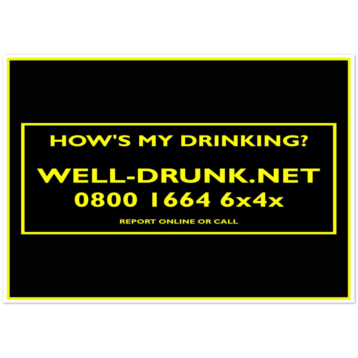 How's My Drinking | Pack of 10 Greeting Cards