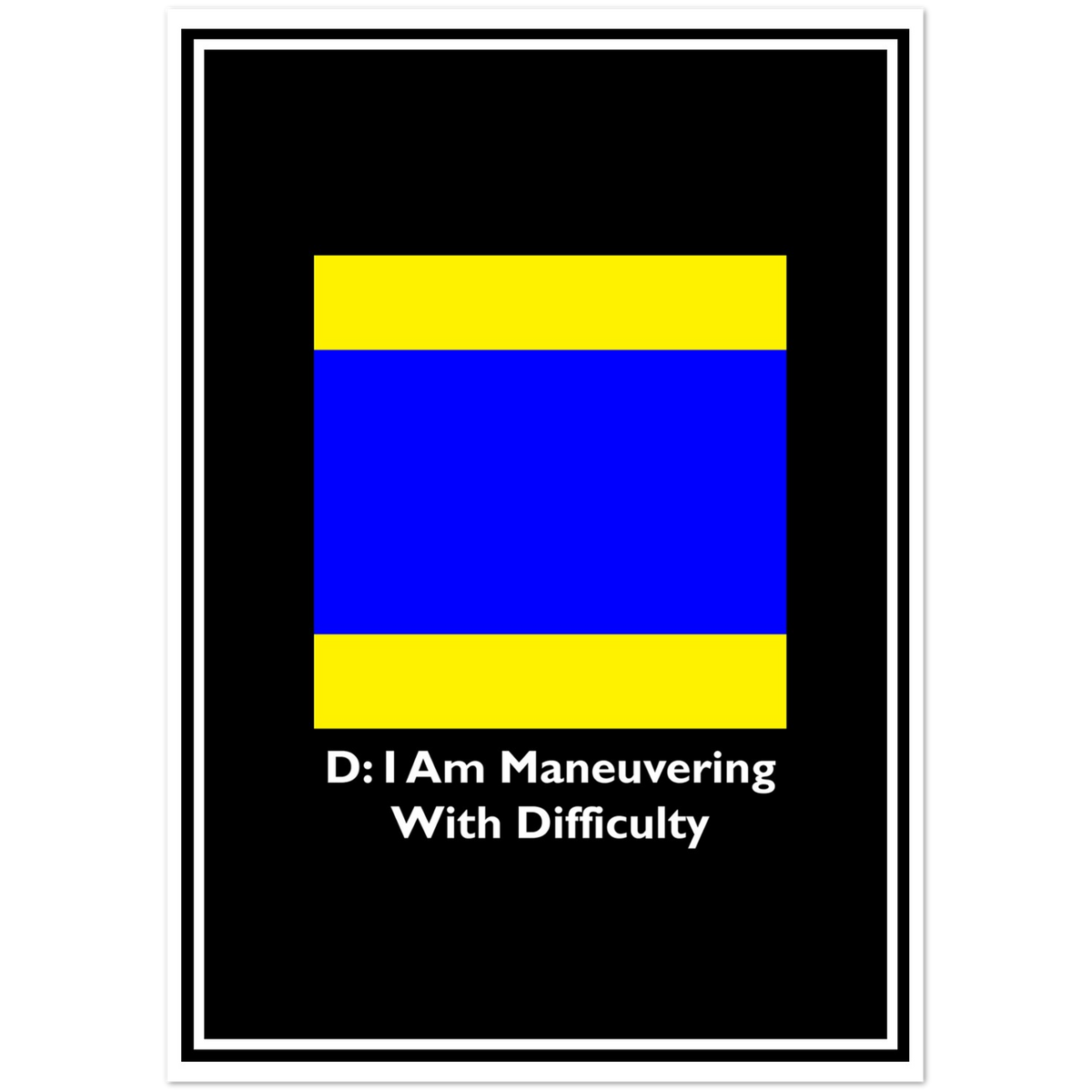 Shipping Flag Maneuvering | Pack of 10 Greeting Cards