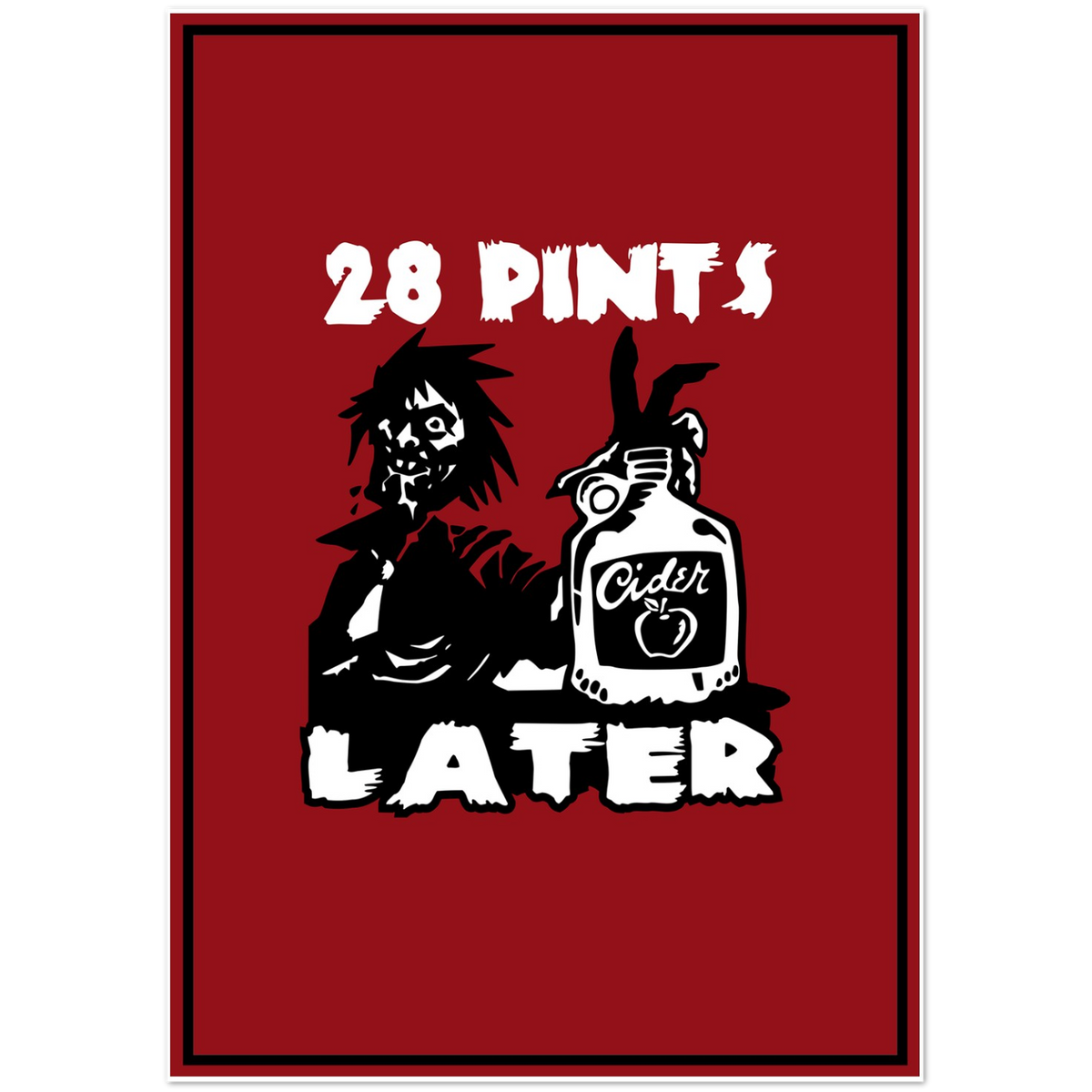 28 Pints Later | Pack of 10 Greeting Cards