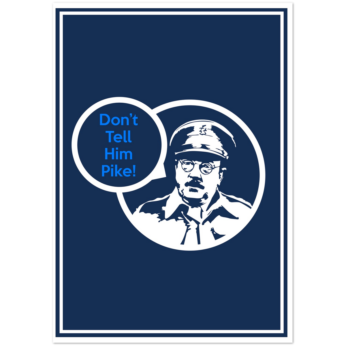 Don't Tell Him pike | Pack of 10 Greeting Cards