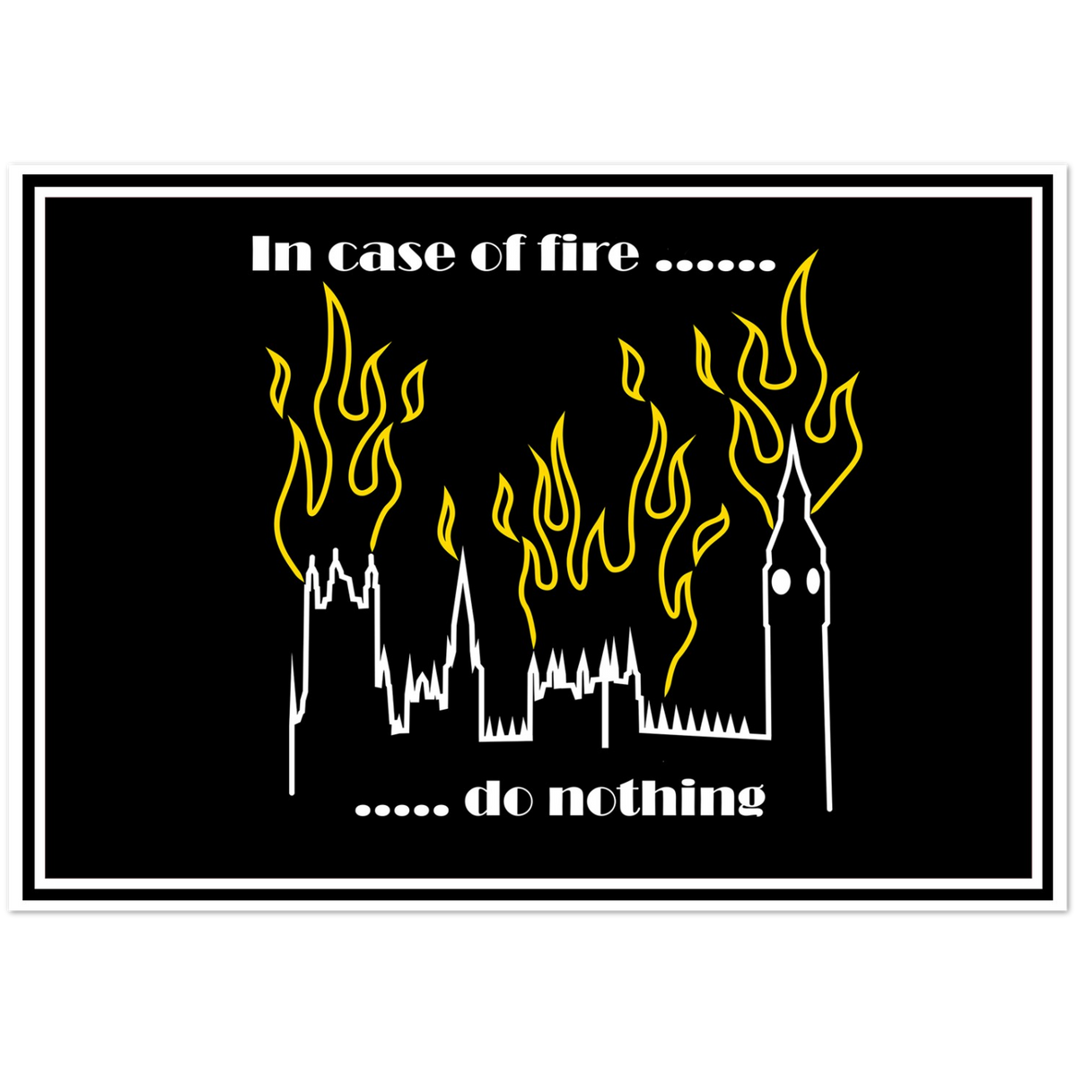 In Case of Fire | Pack of 10 Greeting Cards