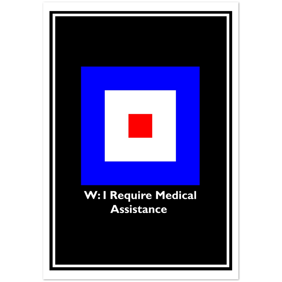 Shipping Flag Assistance | Pack of 10 Greeting Cards