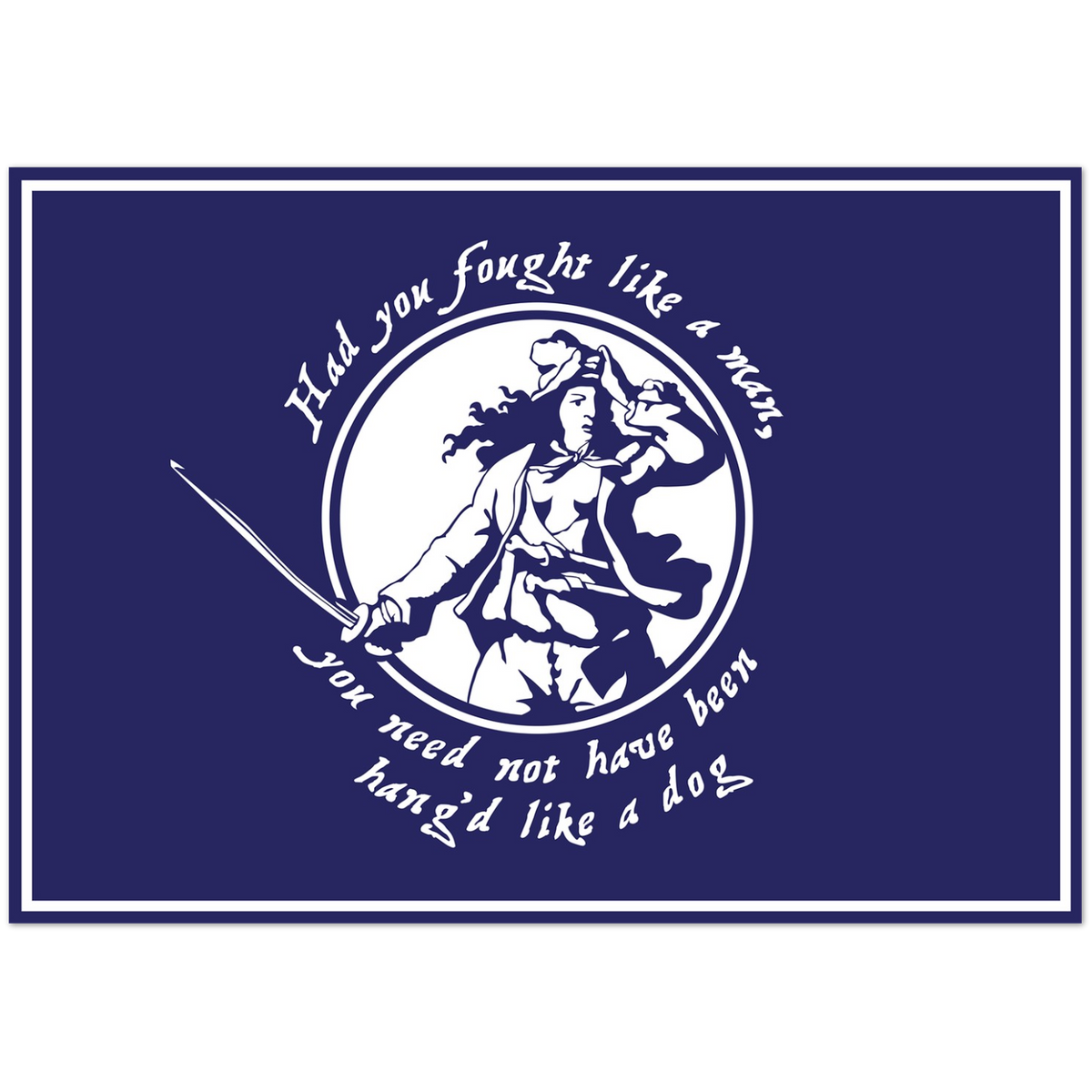 Mary Read Hang'd Like a Dog | Pack of 10 Greeting Cards