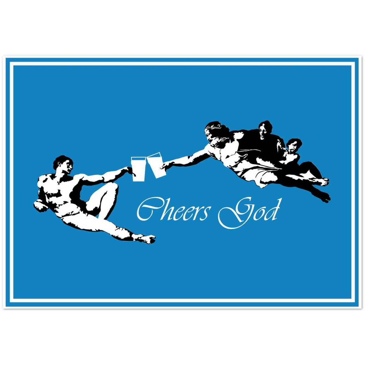 Cheers God | Pack of 10 Greeting Cards