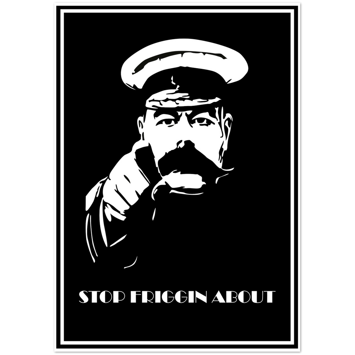 Stop Friggin About | Pack of 10 Greeting Cards
