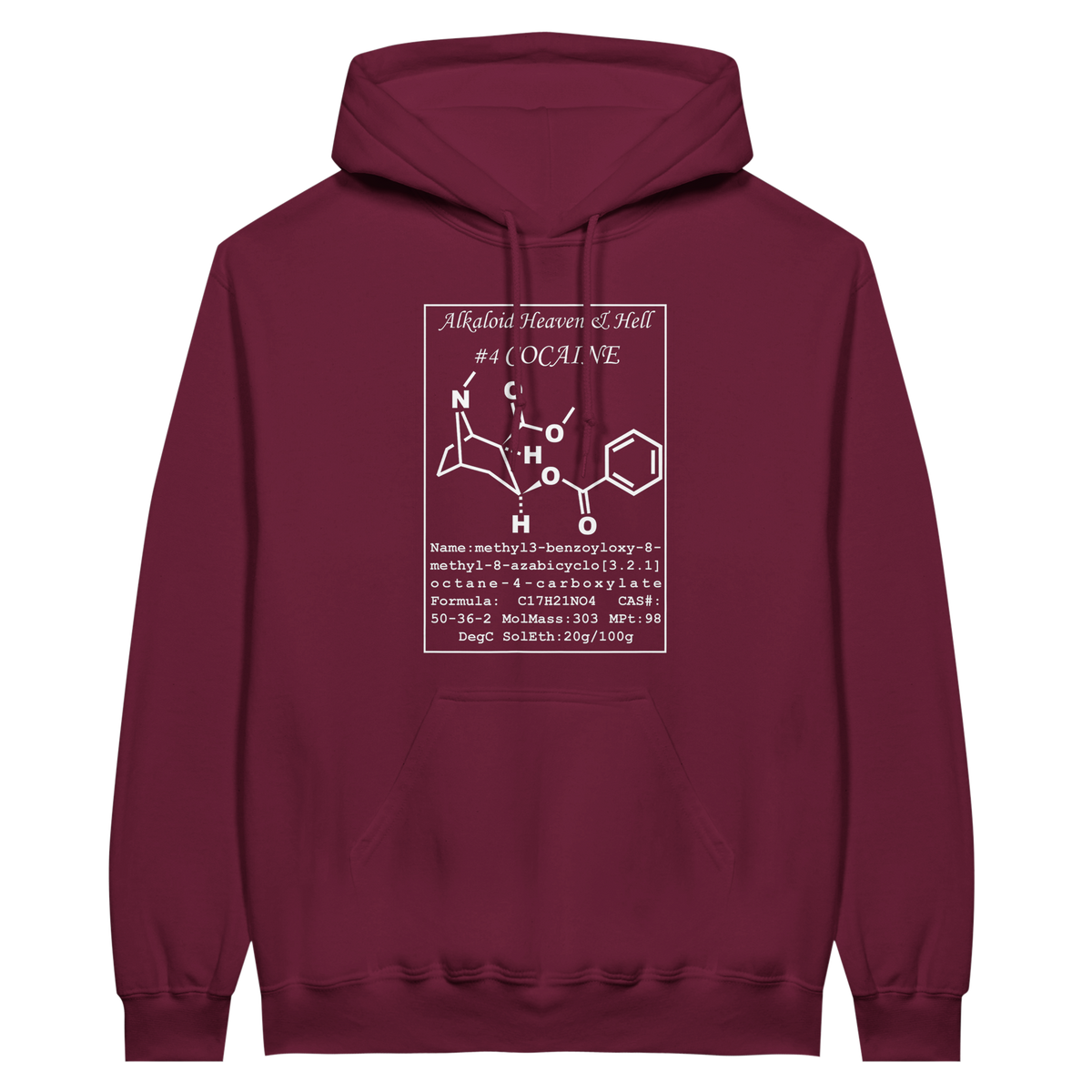 Cocaine Structural Formula | Hoodie
