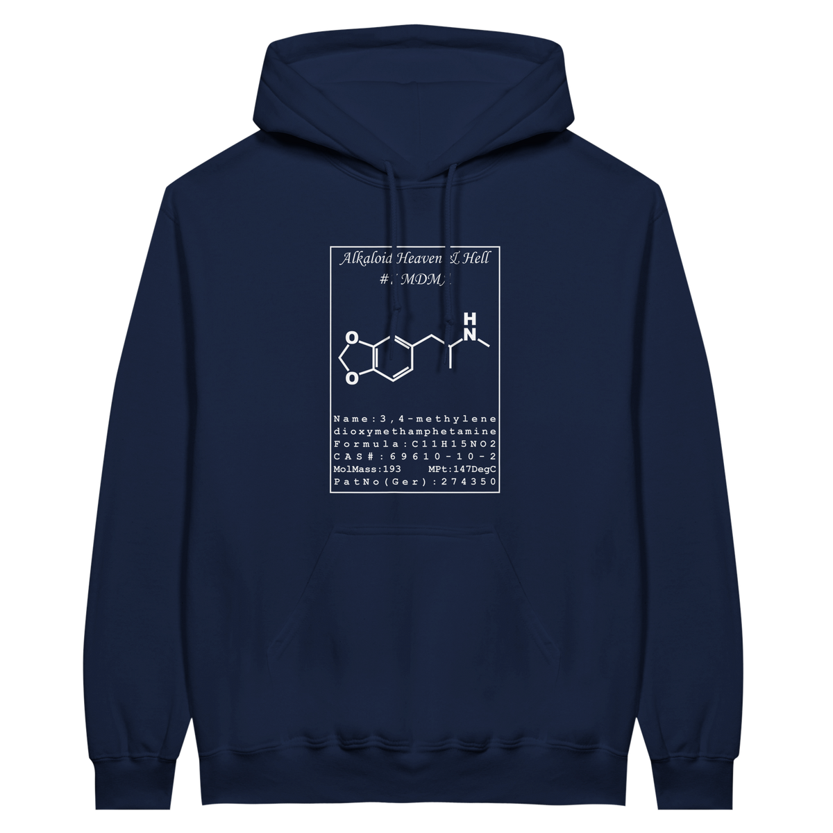 MDMA Structural Formula | Hoodie