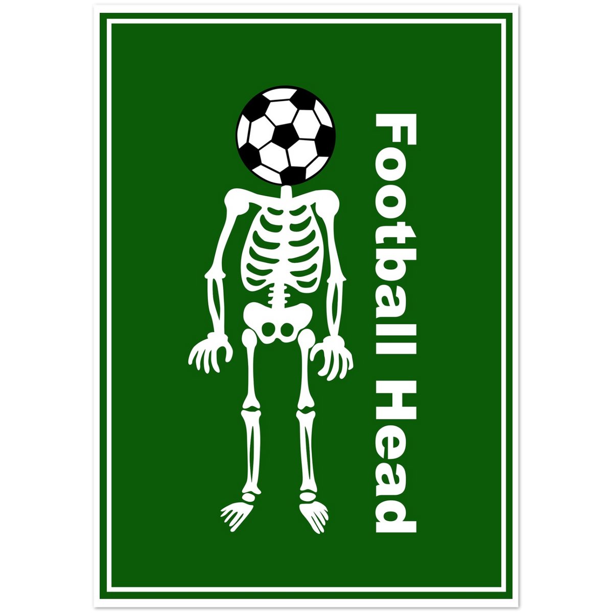 Football Head | Pack of 10 Greeting Cards