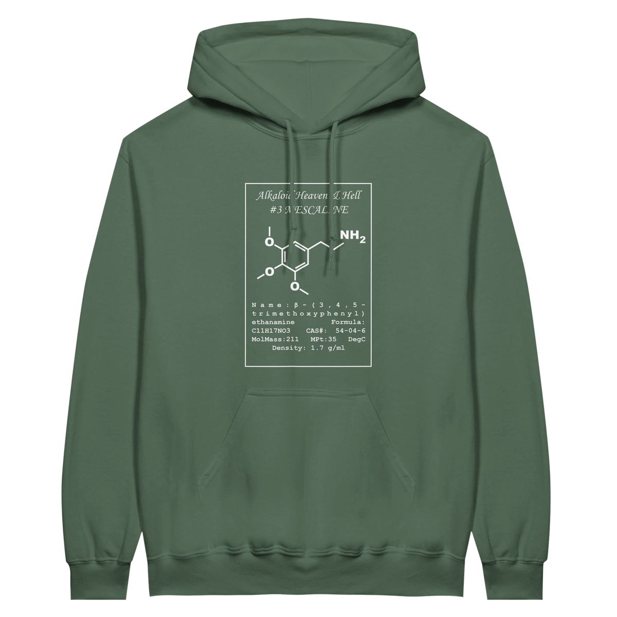 Mescaline Structural Formula | Hoodie