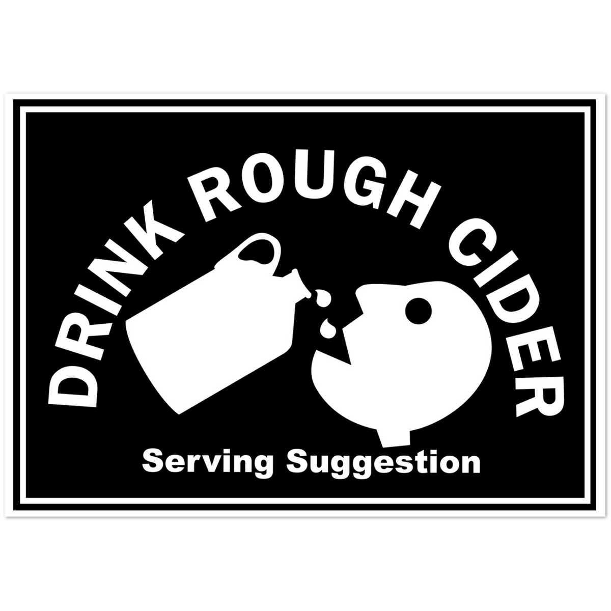 Drink Rough Cider | Pack of 10 Greeting Cards