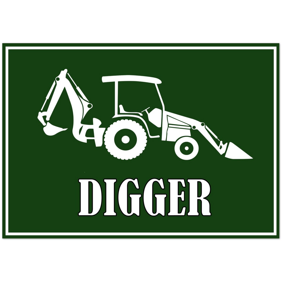 Digger | Pack of 10 Greeting Cards