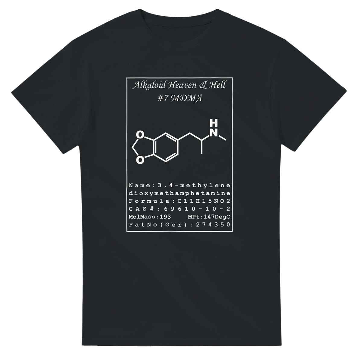 MDMA Structural Formula | T-Shirt