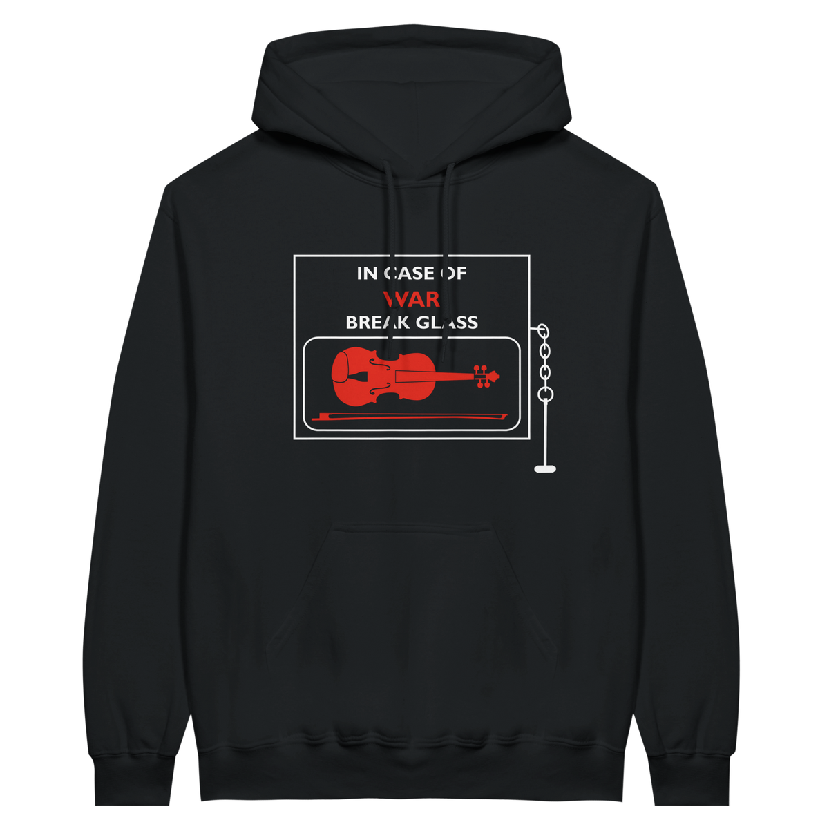 In Case of War Violin | Hoodie