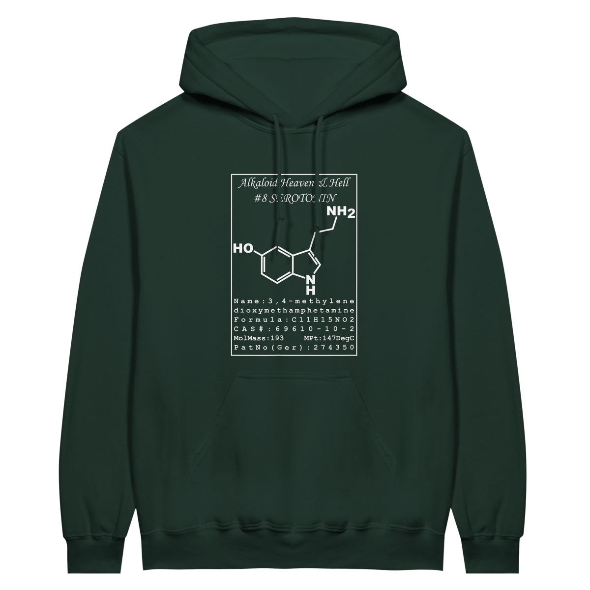 Serotonin Structural Formula | Hoodie